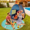 56Pcs Kids Camping Toy Set With Playtent Pretend Oil Lamp Telescope Bonfire Compass Role Play Camping Set