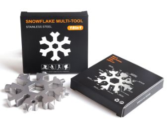 Snow 18 In One Multi-Function Tool Card Combination (Option: 18 in one-Silver)