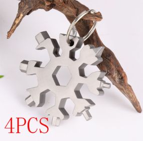 Snow 18 In One Multi-Function Tool Card Combination (Option: 4pcs-Just true color)