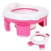 Portable Toddler Potty Toilet Foldable Potty Training Seat Cover with Splash Guard