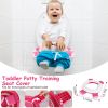 Portable Toddler Potty Toilet Foldable Potty Training Seat Cover with Splash Guard