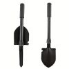 1pc Portable Foldable Camping Shovel - Multifunctional Hiking Tool for Entrenching, Digging, and Cleaning