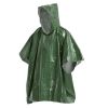 Emergency Rain Poncho Weather Proof Outdoor Survival Camping Gear