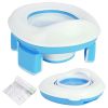 Portable Toddler Potty Toilet Foldable Potty Training Seat Cover with Splash Guard