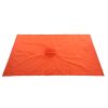 Multi-Usage Lightweight Hooded Rain Poncho Picnic Mat Blanket Sun Shelter